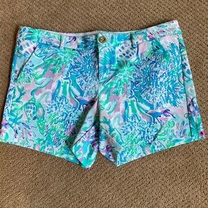 Lilly Pulitzer Callahan 5” shorts Size 12